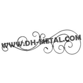 Deacorative Wrought Iron Gate Metal Top Ornaments