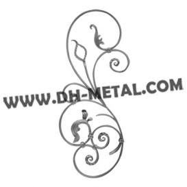 China S Scroll Wrought Iron Style Steel Railing