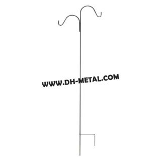 Powder Coating Steel Shepherd Double Hooks for Garden Yard