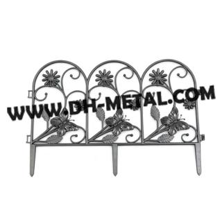 Eco-friendly Black Plastic Garden Fencing Edging for Lawn Flower Bed