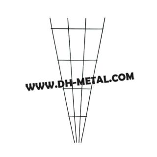 Heavy Duty Steel Cucumber Trellis - Outdoor Decorative Black Wire Plant Support for Climbing Vegetables and Flowers